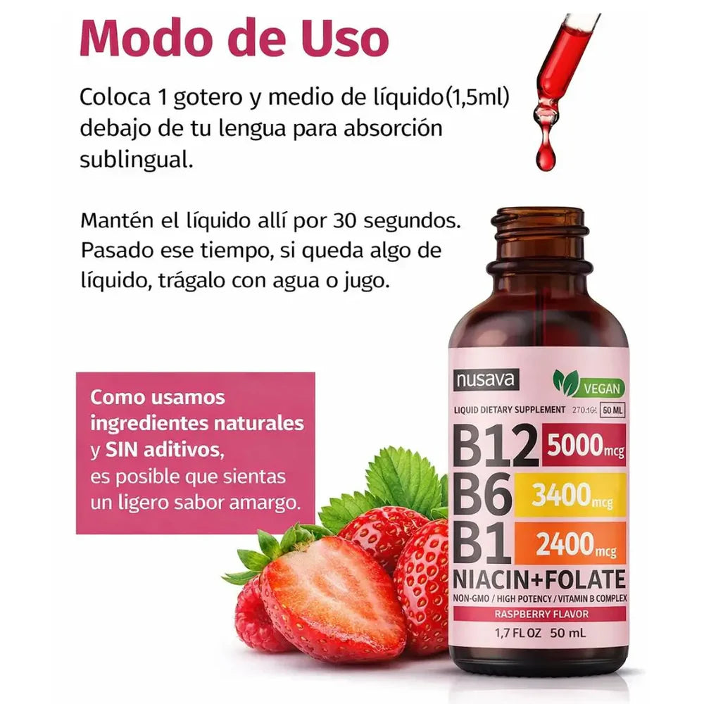 VYTAL B – Complejo B Líquido de Máxima Potencia