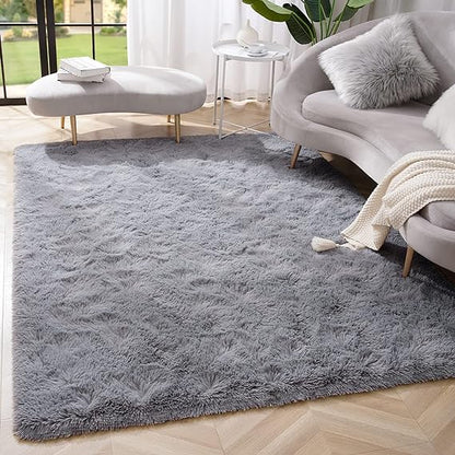 ALFOMBRA PELUDA ANTIDESLIZANTE 150 cm de ancho x 200 cm de largo