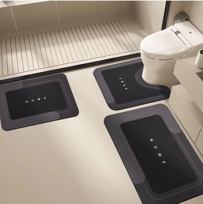 Set X 3 Tapetes Antideslizantes y Absorbentes para Baño