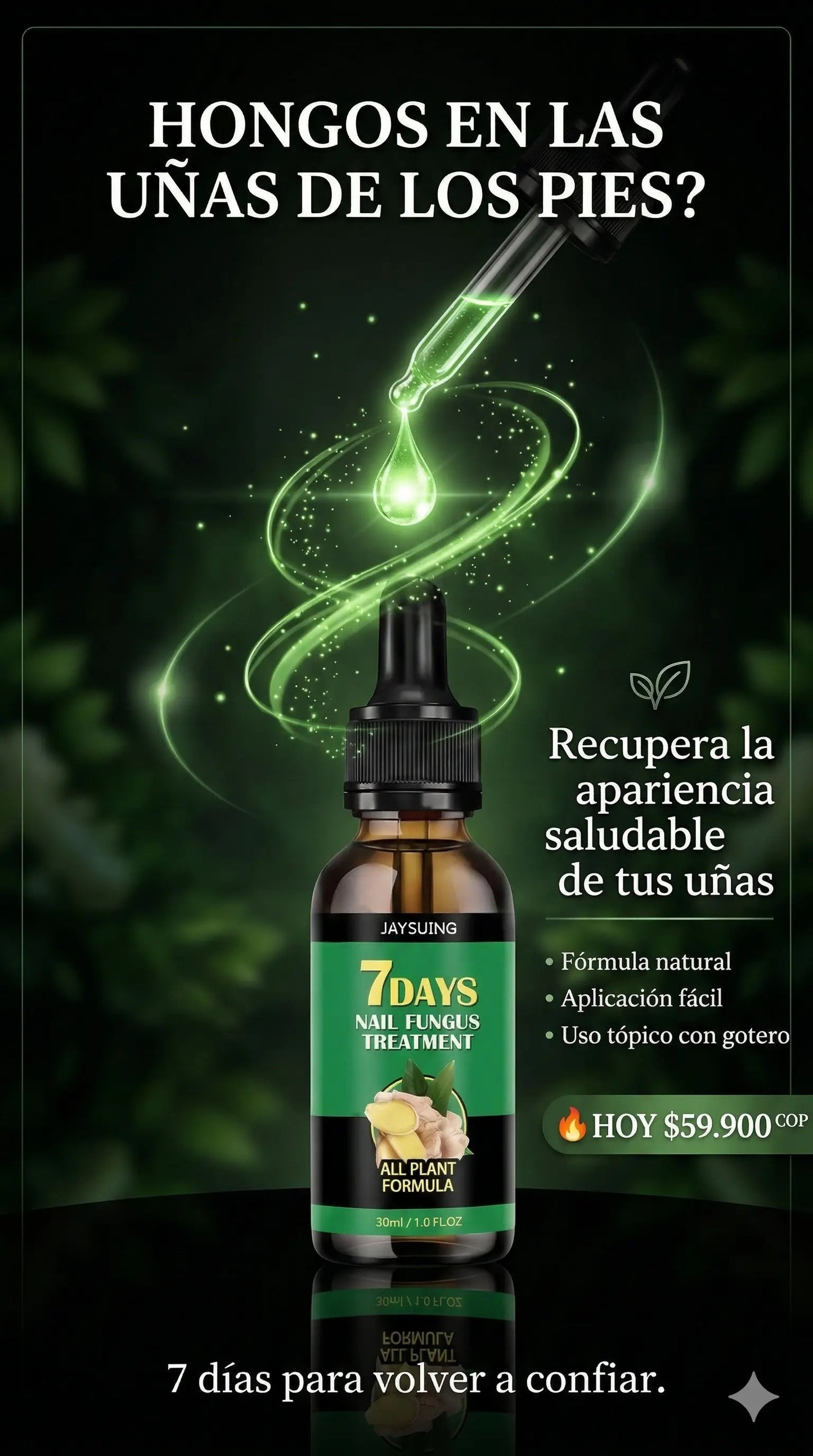 Serum 7 Days para el Hongo en las Uñas - LUCE UNAS UÑAS SANAS Y HERMOSAS