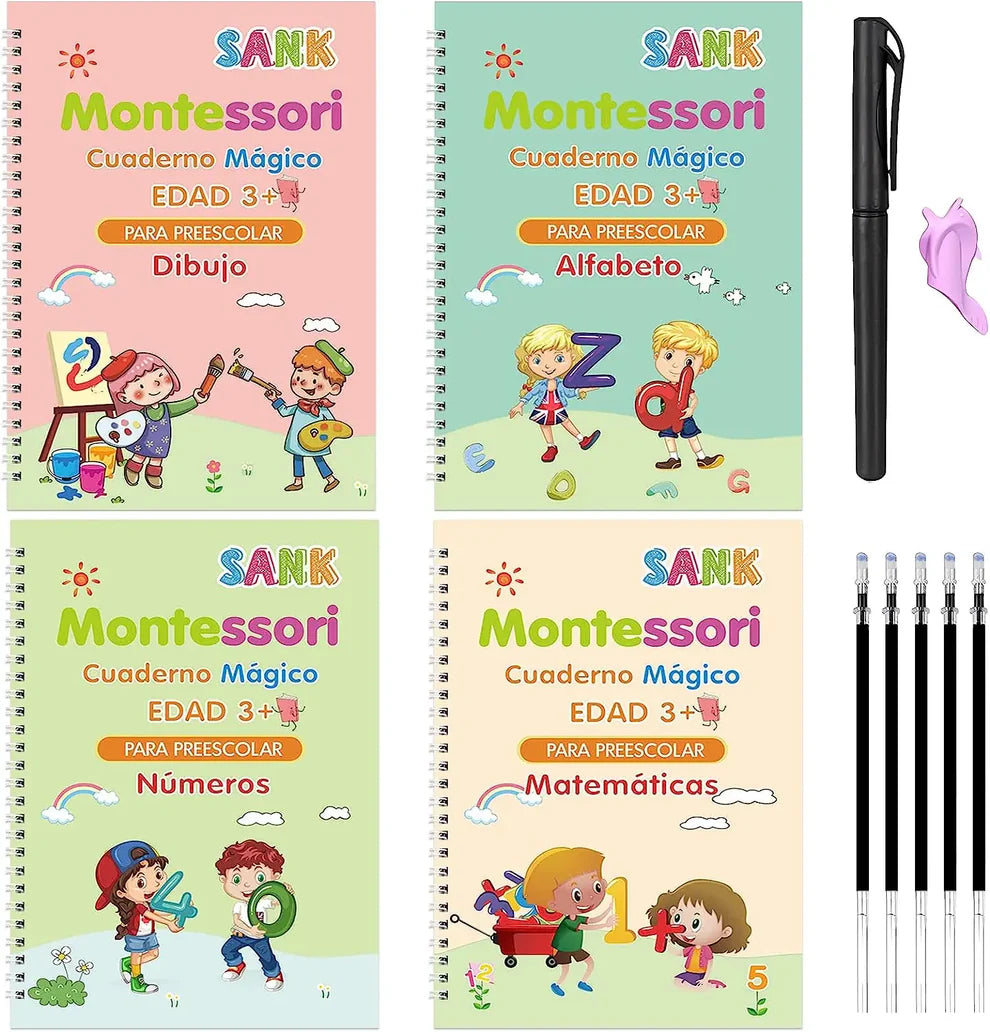 SET CALIGRAFIA LIBRO MONTESSORI