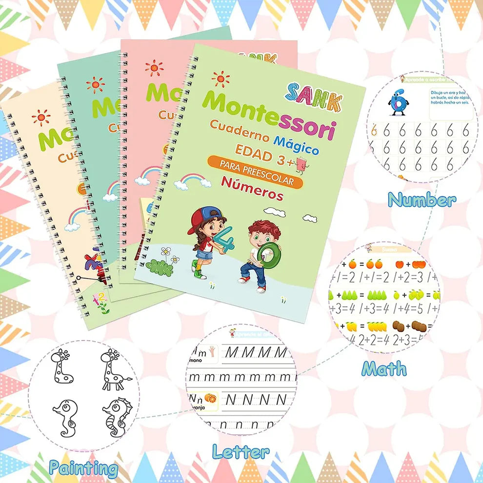 SET CALIGRAFIA LIBRO MONTESSORI