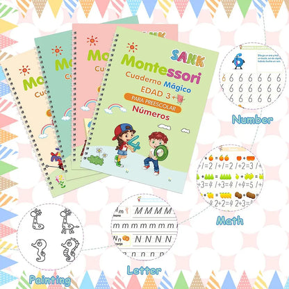 SET CALIGRAFIA LIBRO MONTESSORI