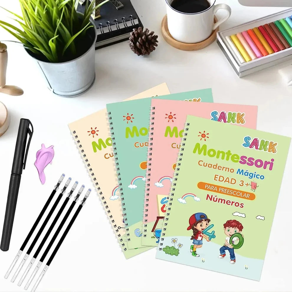 SET CALIGRAFIA LIBRO MONTESSORI