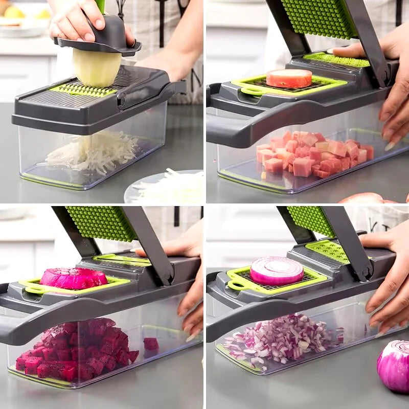 Picador de Verduras Multifunción  14 En 1